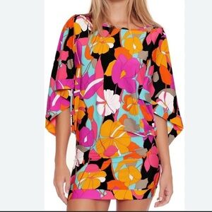 Trina Turk Women's Standard Gemini Swim Tunic Cover Up (Size Small)